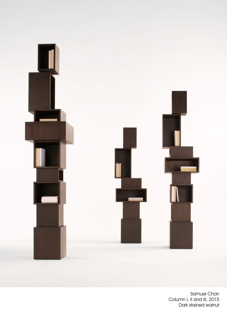 Column Bookcases by Samuel Chan