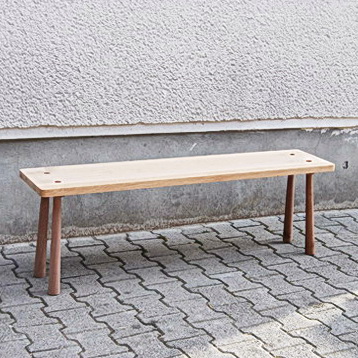 Cricket bench by Kay + Stemmer
