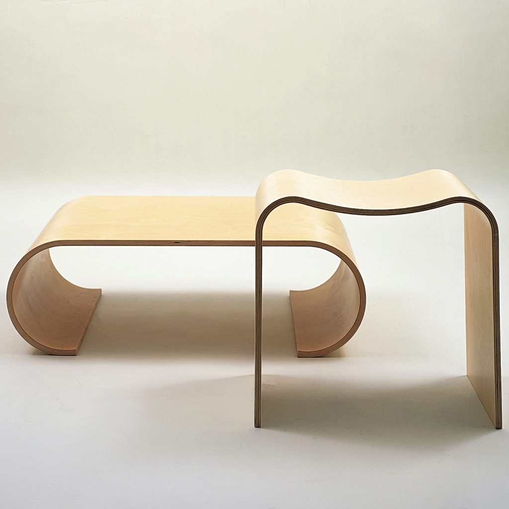 Beech Plywood Furniture by Corin Mellor