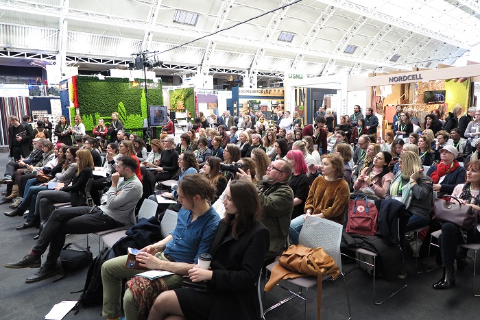 Sustainable sourcing seminar at Surface Design Show