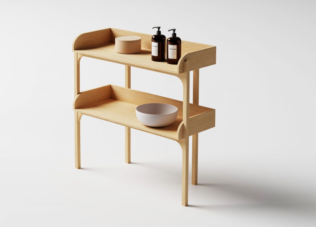 Utility Shelf by Rachael Heritage for WOUD A/S